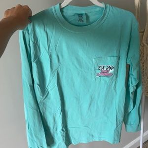 sigma chi & alpha phi comfort colors long sleeve